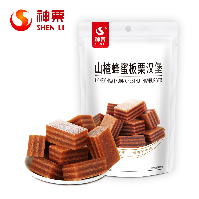 山楂蜂蜜板栗汉堡130g