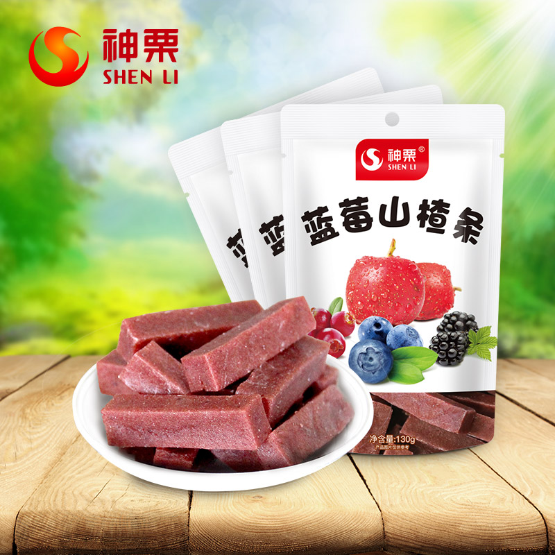 蓝莓山楂条130g