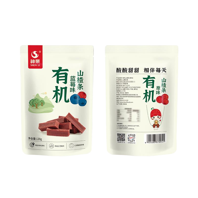 有机蓝莓山楂条120g