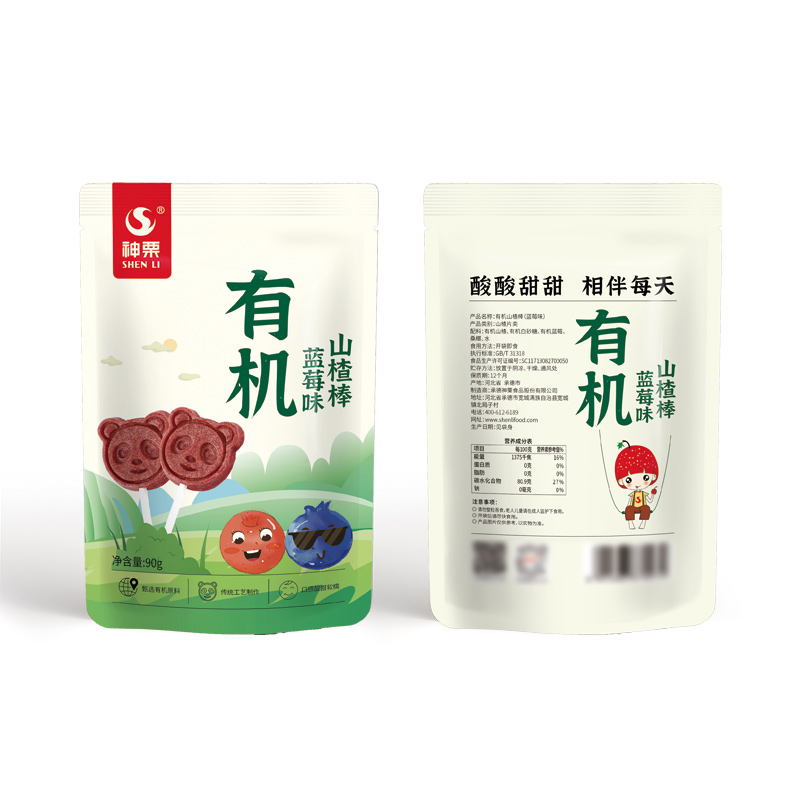 有机蓝莓味山楂棒90g